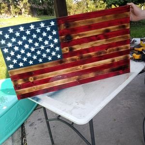 Handmade American flag